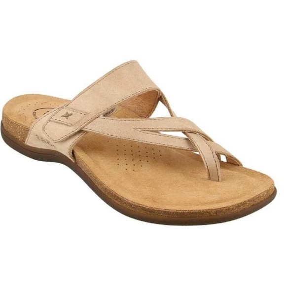 Taos Footwear Perfect Sandal in Stone Size 11 - Picture 1 of 7
